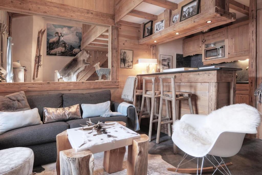 Duplex Chaleureux Au Coeur De Megeve 2 P 아파트 외부 사진